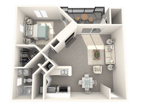 1 bedroom